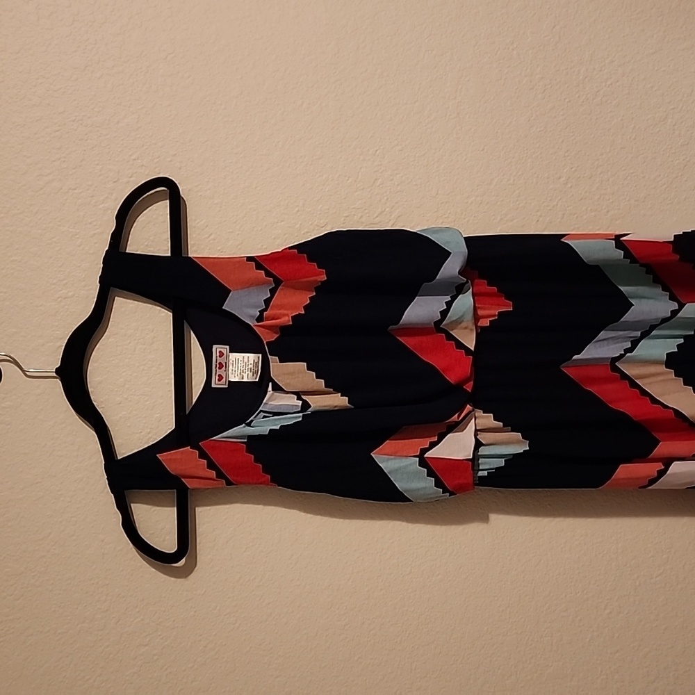 GUC Chevron Maxi Dress